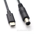 PD USB-C para DC5521 47517/7010/7040 Cabo de alimentação de dados